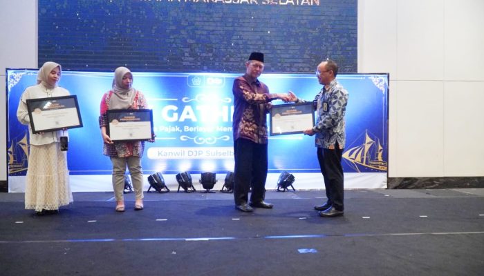 Unismuh Makassar Dinobatkan Sebagai Kontributor Terbesar Wajib Pajak dari Kanwil DJP Sulselbartra
