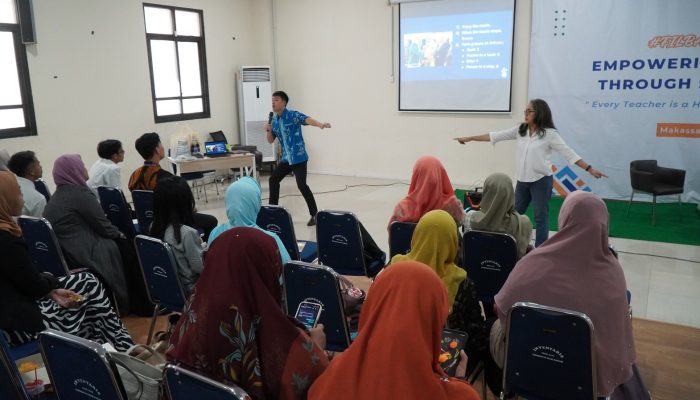 Yuta Otake, Maestro Storytelling AS, Pukau Peserta Workshop Storytelling di Unismuh Makassar