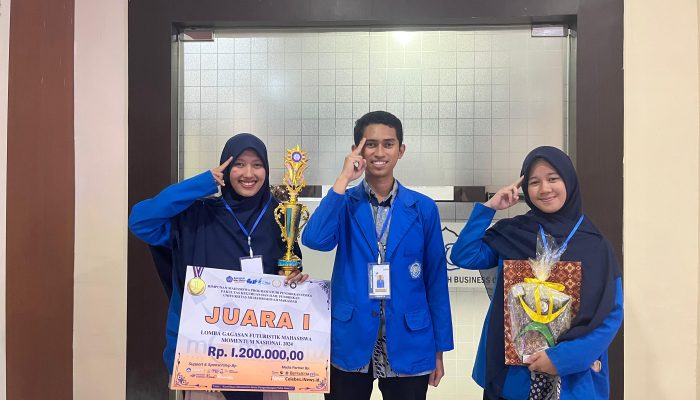 Mahasiswa Unismuh Makassar Ungguli Sejumlah PTN Ternama, Sabet Juara Pertama Lomba Gagasan Futuristik