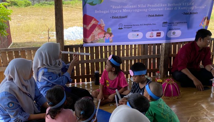 Kreativitas dalam Pembelajaran STEAM, Proyek Kepemimpinan Mahasiswa PPG Unismuh di Kampung Savana