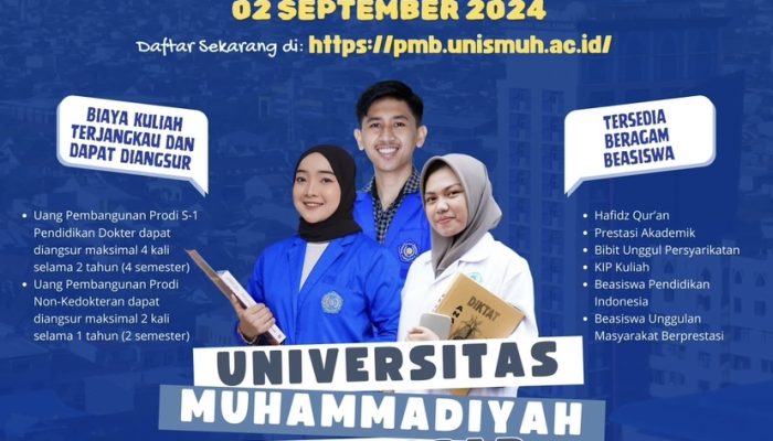 Perluas Kesempatan, Unismuh Makassar Perpanjang Waktu Pendaftaran Calon Mahasiswa Baru Hingga 2 September 2024