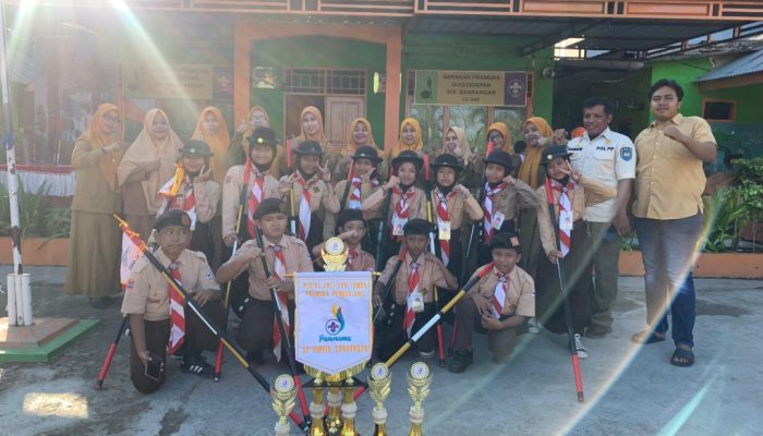 SD Inpres Sanrangan Sapu Bersih Juara pada Lomba Pramuka Penggalang Cabang Gowa, Makassar, Maros
