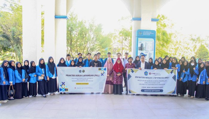 Dekan FAI Unismuh Makassar Lepas 40 Mahasiswa HES untuk PKL di Pengadilan Agama dan Bank Syariah