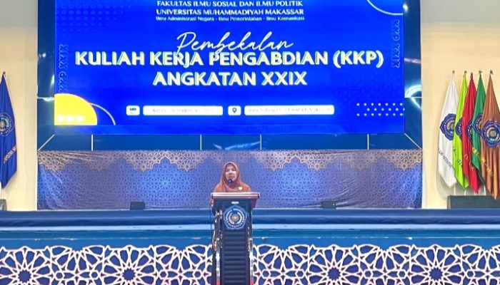 Mahasiswa KKP Angkatan XXIX FISIP Unismuh Makassar Dibekali Pengawasan Pemilu dan Pemberdayaan Persyarikatan