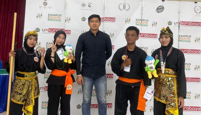 Tapak Suci Putra Unismuh Makassar Harumkan Nama Kampus di Ajang UM Championship Surabaya