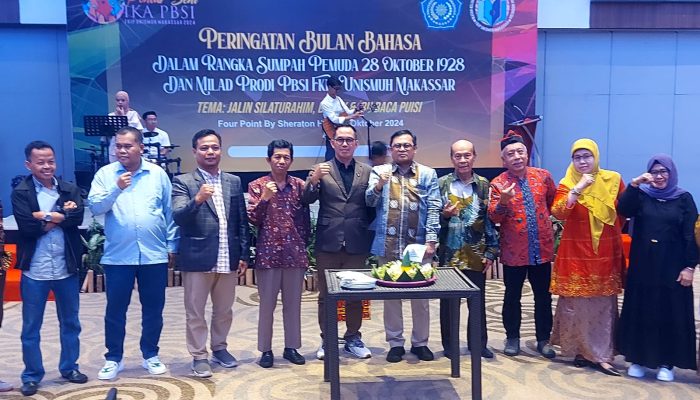 Merajut Silaturahmi, Alumni PBSI Unismuh Rayakan Bulan Bahasa dan Sumpah Pemuda