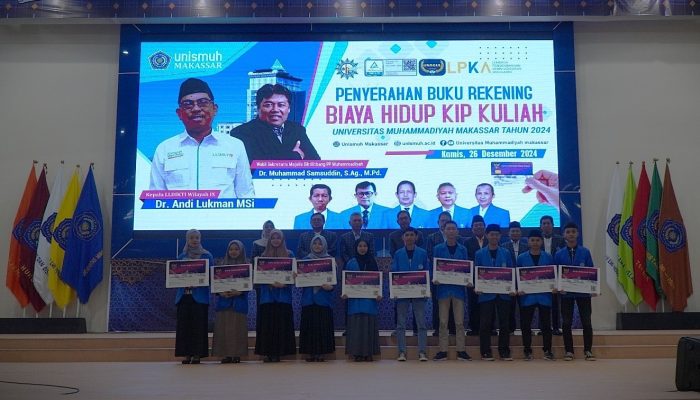 Luar Biasa, 86 Persen Maba Unismuh Makassar Terima Beasiswa