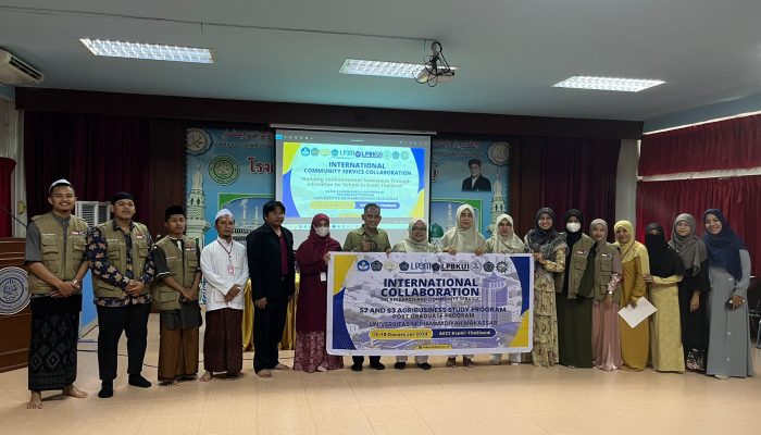 Kolaborasi Internasional Agribisnis Unismuh, Dorong Pemberdayaan di Thailand