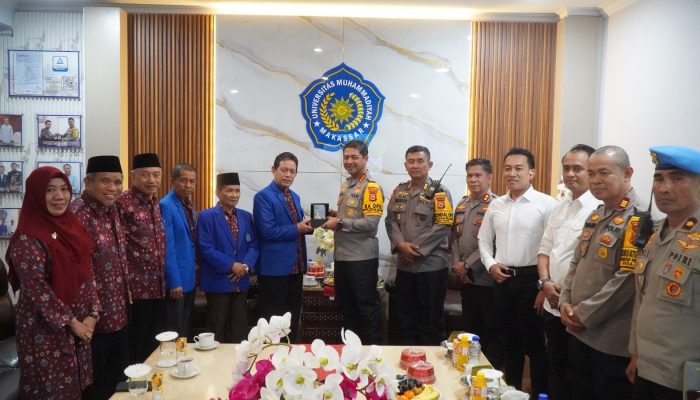 Kunjungi Unismuh Makassar, Kapolrestabes Kombes Pol Arya Perdana Bahas Kolaborasi Jaga Kamtibmas