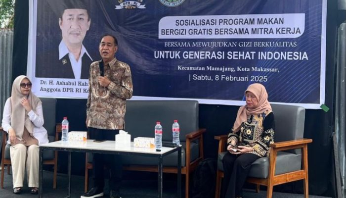 Gelar Sosialisasi Makan Bergizi Gratis, Ashabul Kahfi:  Ini Strategi Wujudkan Indonesia Emas 2045