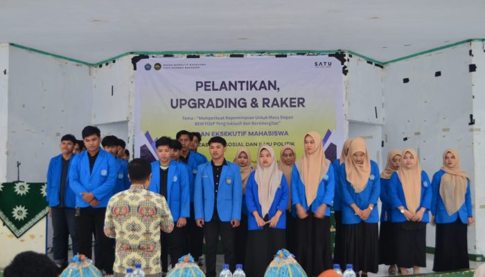 BEM FISIP Unismuh Resmi Dilantik, Komitmen Hadirkan Kepemimpinan Kolektif-Kolegial
