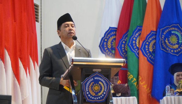 Wisuda ke-84 Unismuh Makassar, Hamdan Juhannis Ingatkan Mahasiswa Tak Sekadar Jaga Penampilan