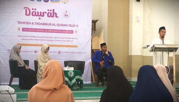 Mencetak Huffadz Berkarakter Qur’ani, Pesmadina Unismuh Gelar Daurah Tahfidz dan Tadabbur Al-Qur’an Jilid V