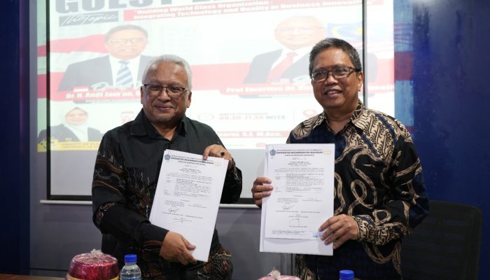 FEB Unismuh Gelar Kuliah Tamu Bersama Guru Besar Asal Malaysia, Bahas Organisasi Kelas Dunia