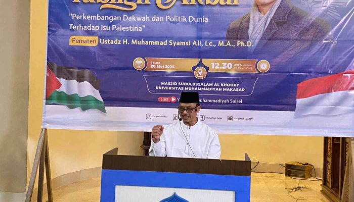 Seruan Imam Islamic Center New York di Unismuh: Umat Islam Harus Bangkit Bela Palestina
