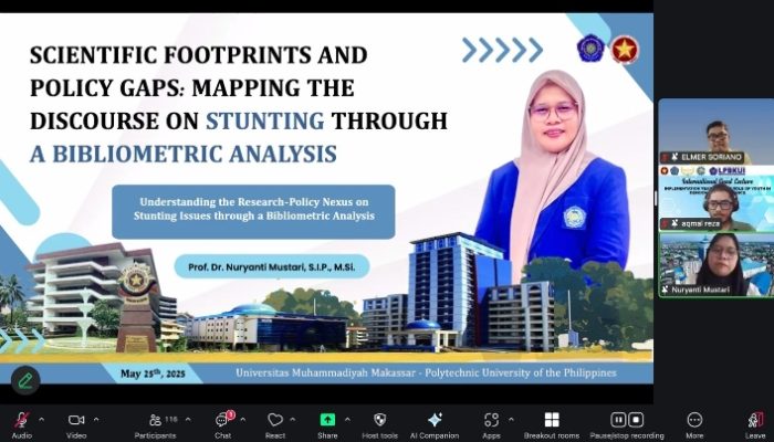 Webinar Internasional Unismuh-PUP Angkat Isu Partisipasi Pemuda dalam Demokrasi
