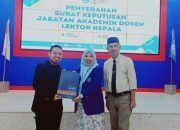 Berusia 30 Tahun, Dosen Unismuh Sandang Lektor Kepala
