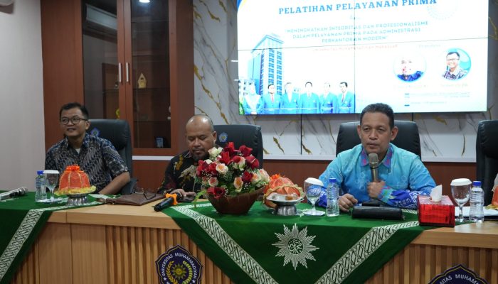 Bangun Budaya Kerja Responsif dan Ramah, Unismuh Selenggarakan Sertifikasi Pelayanan Prima
