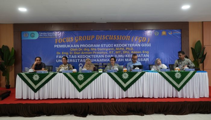 Unismuh Perkuat Pendidikan Kesehatan, Rintis Prodi Kedokteran Gigi