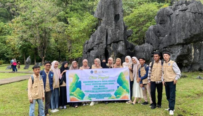 Belajar di Situs Prasejarah, Mahasiswa FEB Unismuh Dalami Warisan Sosial Budaya