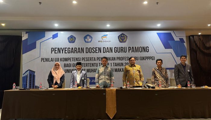 Unismuh Makassar Latih Calon Penguji UKPPPG, Perkuat Profesionalisme Guru