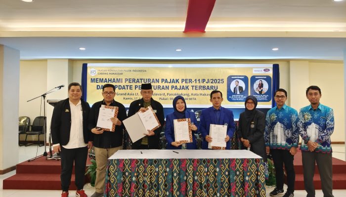 Sinergi Dunia Kampus dan Profesi, Prodi Perpajakan FEB Unismuh dan IKPI Tandatangani MoU–MoA