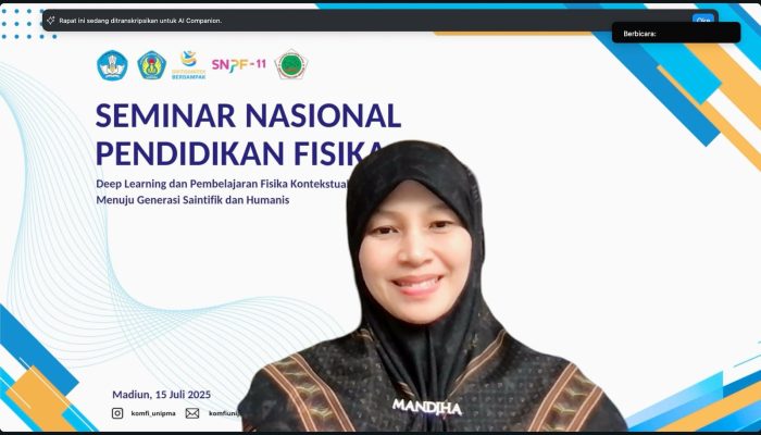Deep Learning Jadi Sorotan Seminar Nasional, Prof Nurlina Paparkan Pendekatan Humanis