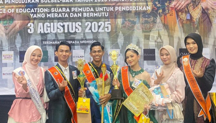 Mahasiswa Unismuh Makassar Torehkan Prestasi di Ajang Duta Pendidikan Sulselbar 2025