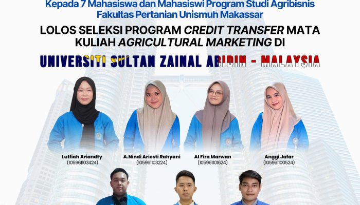 Raih Peluang Global, Mahasiswa Agribisnis Unismuh Ikuti Perkuliahan di Malaysia