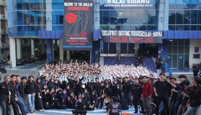 Fakultas Teknik Unismuh Makassar Sambut 426 Mahasiswa Baru dengan Orientasi Akademik
