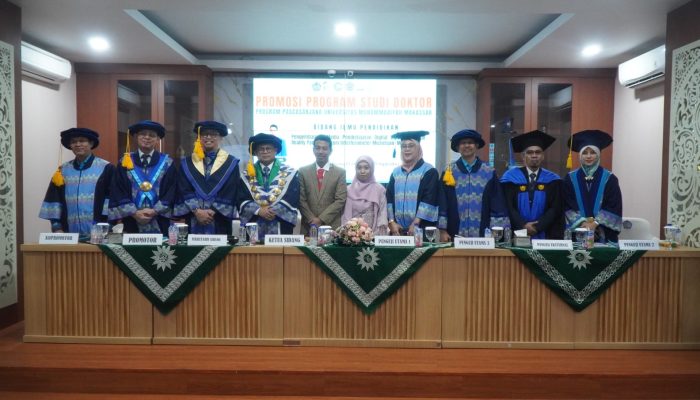 Raih Doktor Pendidikan, Mahasiswa S3 Unismuh Kaji Media Praktikum Berbasis Virtual Reality