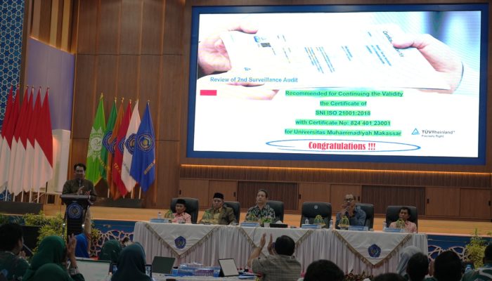 Audit ISO 21001 Tanpa Temuan, Unismuh Kokohkan Posisi sebagai Kampus Berstandar Internasional