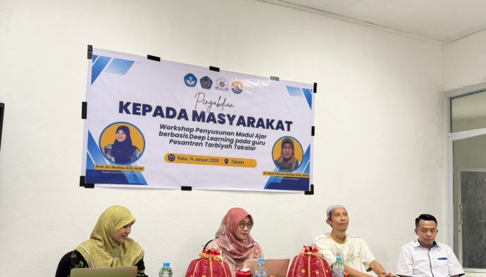 Pengabdian Masyarakat, Unismuh Dorong Guru Pesantren Tarbiyah Terapkan Deep Learning