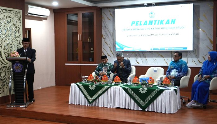 Unismuh Makassar Lantik Pejabat Struktural, Rektor: Jabatan Bukan Sekadar Administrasi