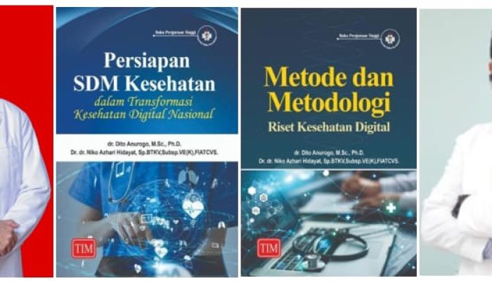 Dosen Unismuh Terbitkan Dua Buku Transformasi Kesehatan Digital