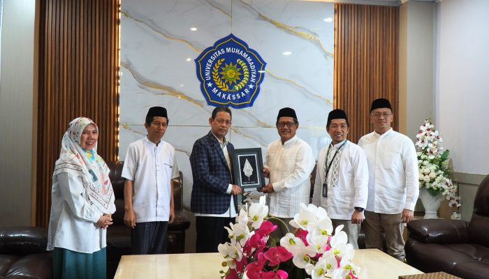 Rektor Unismuh Makassar Terima Silaturahmi Direktur Utama Bank Syariah Nasional