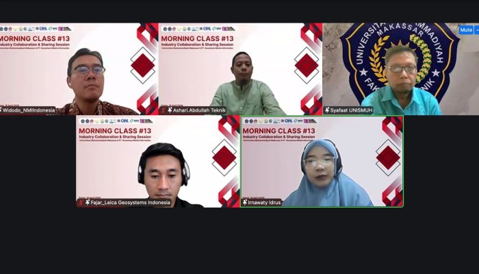 Morning Class #13 Jadi Ikhtiar Fakultas Teknik Unismuh Menautkan Akademik dengan Dunia Industri