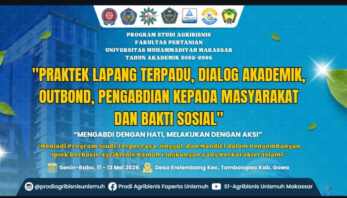 Praktik Lapang Terpadu di Gowa, Mahasiswa Agribisnis Unismuh Belajar Sekaligus Mengabdi