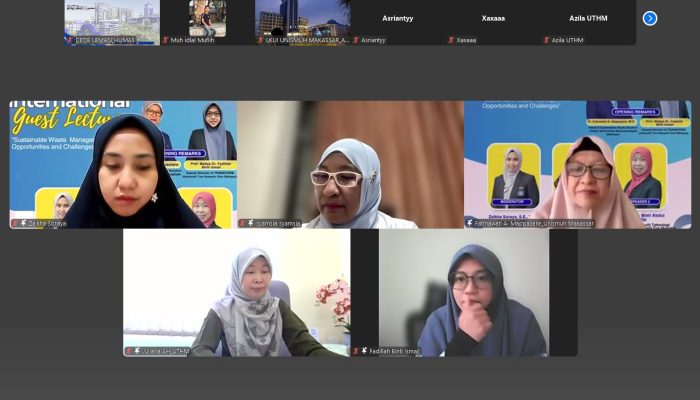 International Guest Lecture Unismuh Soroti Inovasi Pengelolaan Sampah dan Teknologi Biokomposit