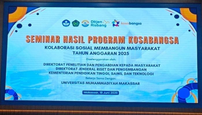 Unismuh Makassar Siapkan Seminar Hasil KOSABANGSA Bersama Kemendiktisaintek 