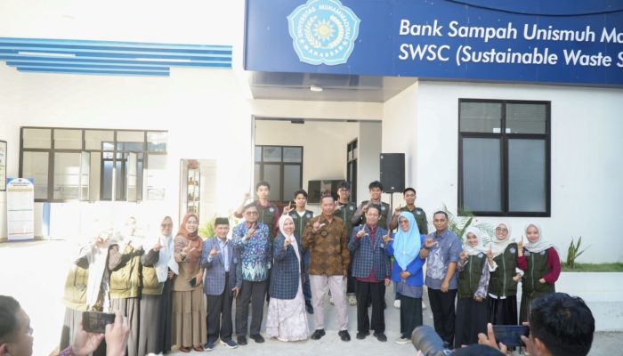 Wamendiktisaintek Kunjungi Bank Sampah SWSC Unismuh, Dorong Kampus Jadi Pusat Solusi Lingkungan