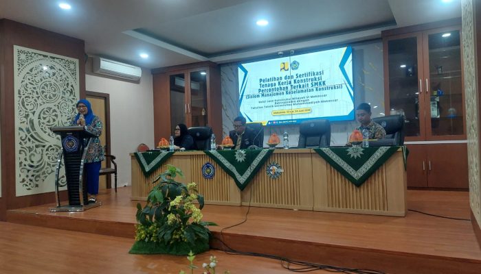 Perkuat Kompetensi Dunia Kerja, Fakultas Teknik Unismuh Gelar Sertifikasi SMKK Bersama BJKW VI
