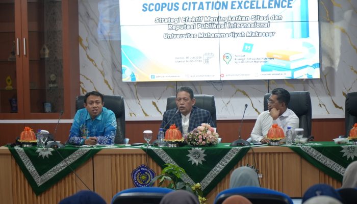 Unismuh Bekali Dosen Strategi Tingkatkan Sitasi Publikasi Scopus