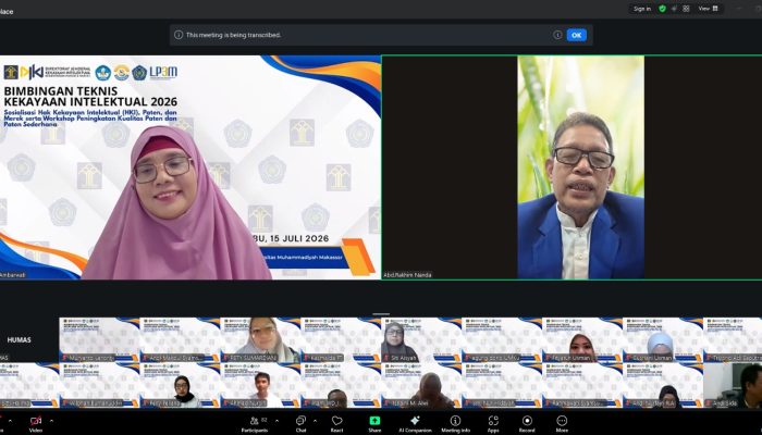 Unismuh Perkuat Ekosistem Inovasi melalui Bimtek Paten dan Kekayaan Intelektual