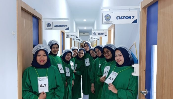 FKIK Unismuh Makassar Uji Kompetensi Calon Bidan melalui OSCE Terstandar