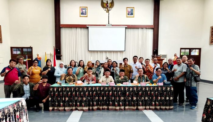 Aktivis Majelis Lintas Agama Berkumpul di Keusukupan Agung Makassar, Matangkan Persiapan Jalan Sehat Harmoni Kemanusiaan
