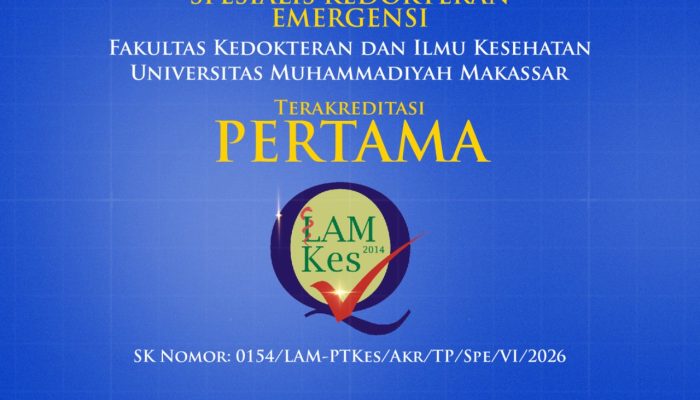 Prodi Spesialis Kedokteran Emergensi Unismuh Raih Status Terakreditasi Pertama