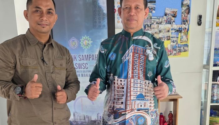 Aksi Rektor Perkuat Gerakan Bank Sampah di Unismuh Makassar