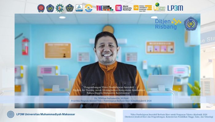 Dari Kelas ke Situasi Klinis, Dosen Unismuh Kembangkan Video “English for Nursing”