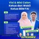 Saatnya Pilih 02! Nur Sidrah–Tri Kalvin Tawarkan BEM FAI yang Progresif dan Inklusif